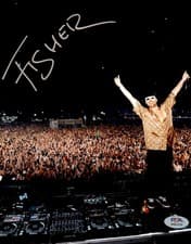 Fisher Signed Autographed 8x10 Photo