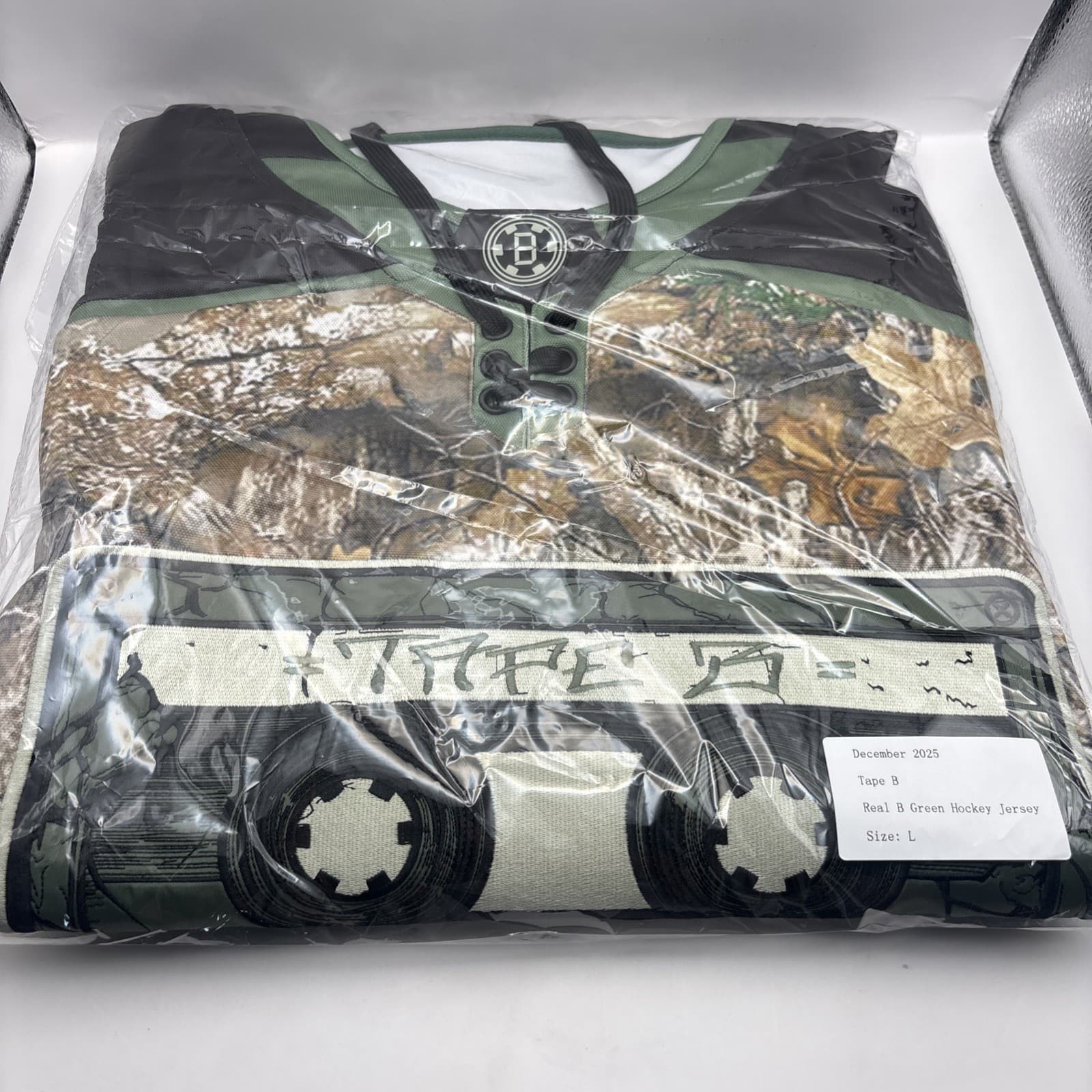 Real B Camo Hockey Jersey - Green
