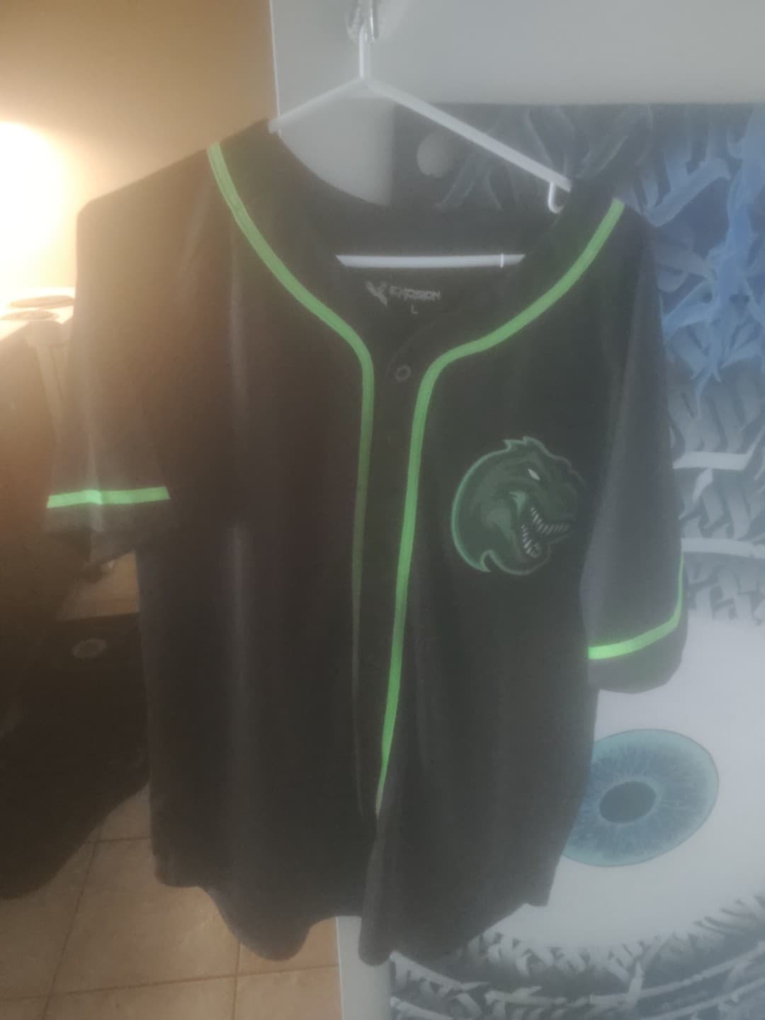Dinosaur Logo Baseball Jersey