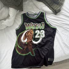 23 Basketball Jersey Black Green Purple