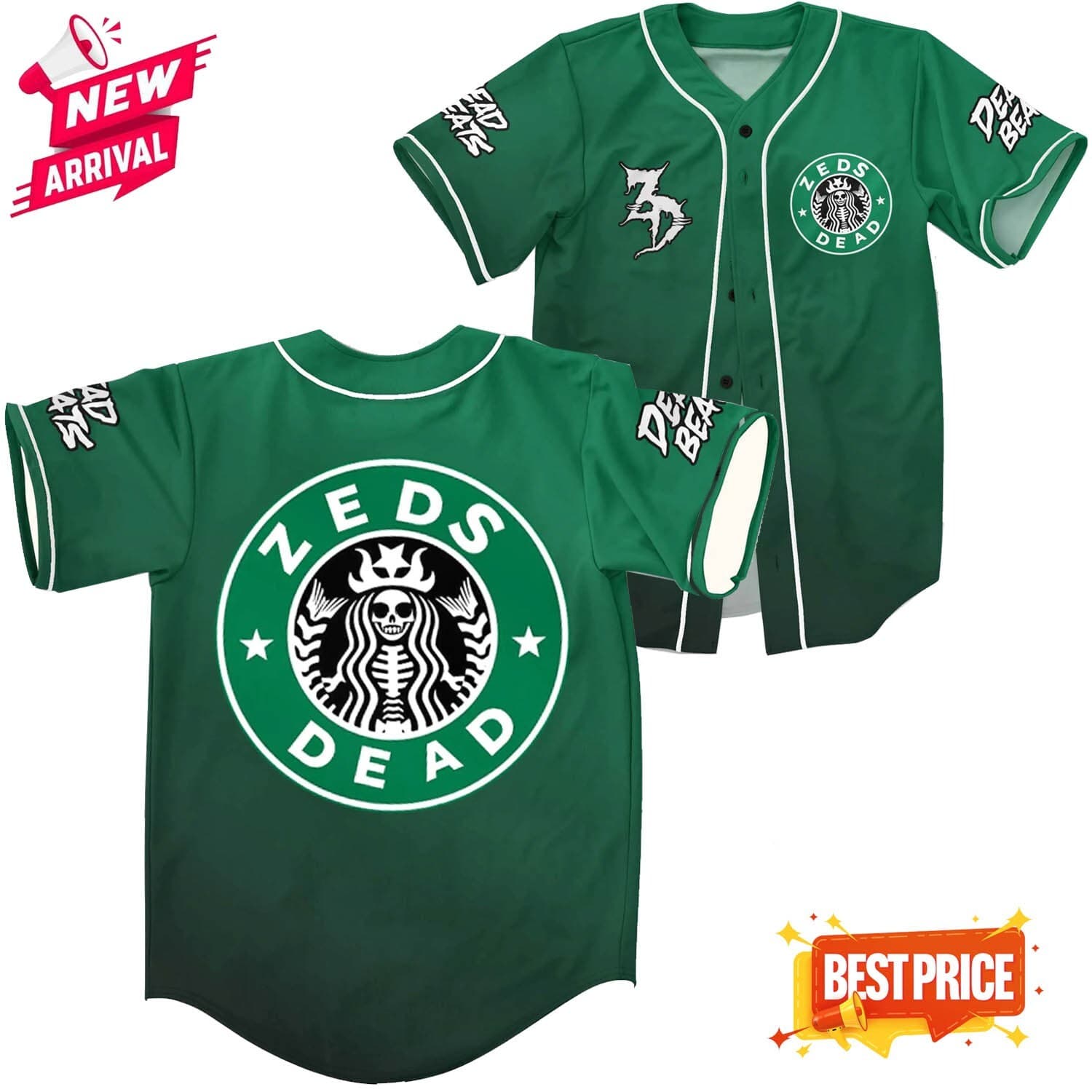 Zeds Dead Deadbeats S.bucks Baseball Js