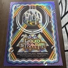 Wakaan / Liquid Stranger 2024 Music Festival Poster Foil (edm, zeds dead) Wakaan Music Festival