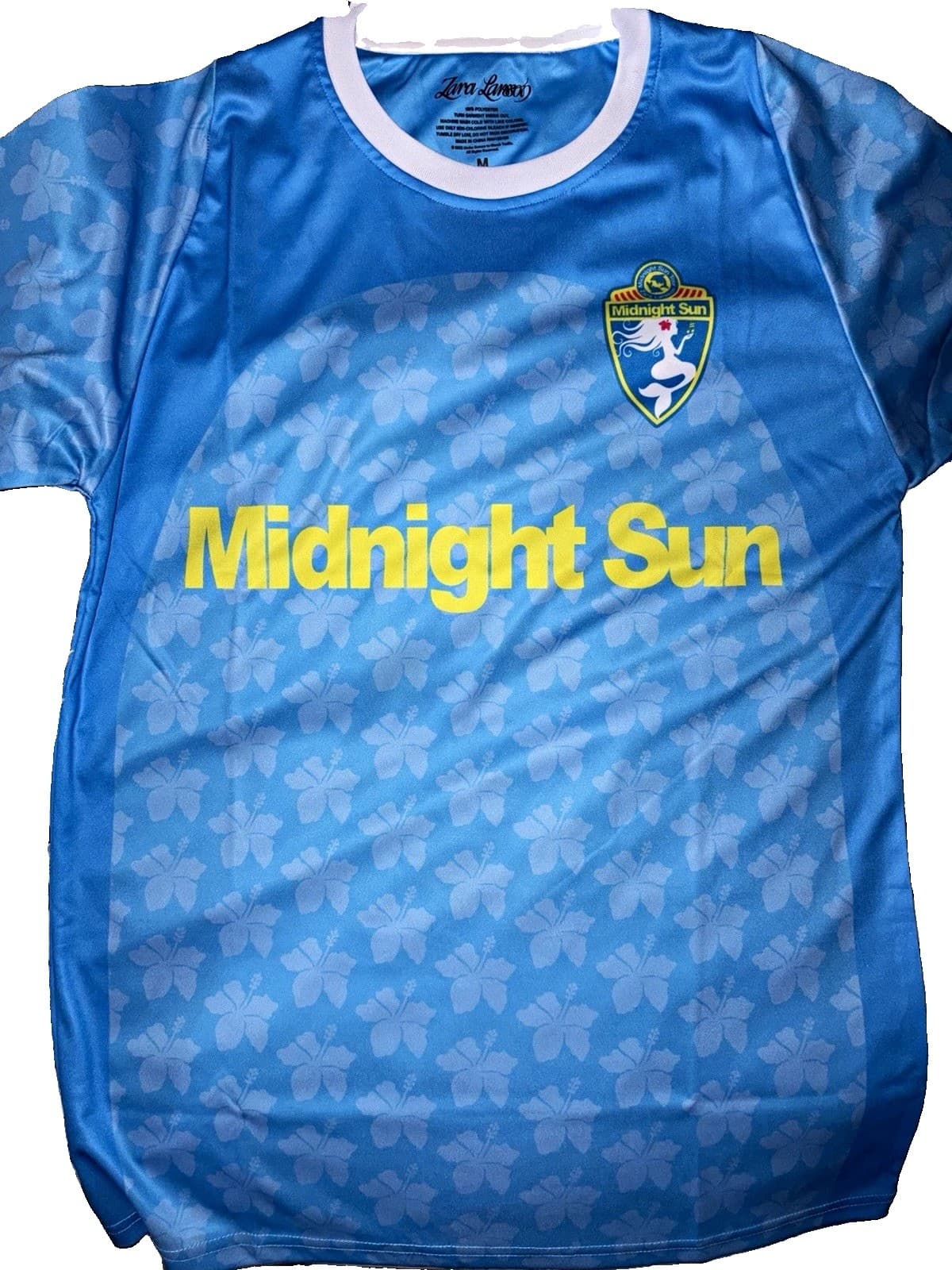 Midnight Sun Soccer Jersey + Keychain Larsson Blue
