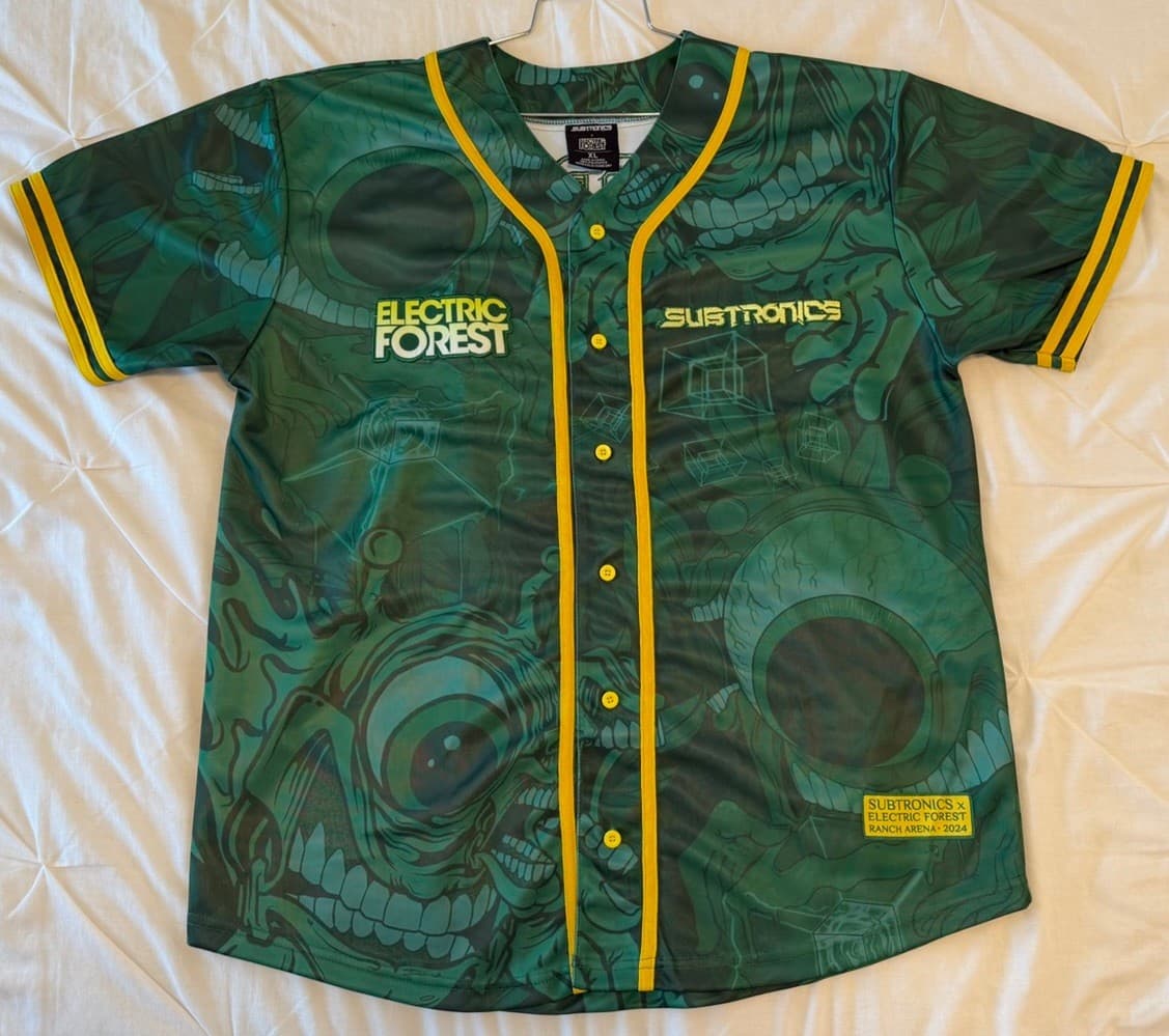 Electric Forest Subtronics 2024 Exclusive Merch • Baseball