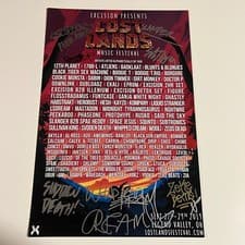 LOST LANDS SIGNED 12x18 PHOTO SUBTRONICS SVDDEN DEATH LSDREAM SLANDER PEEKABOO