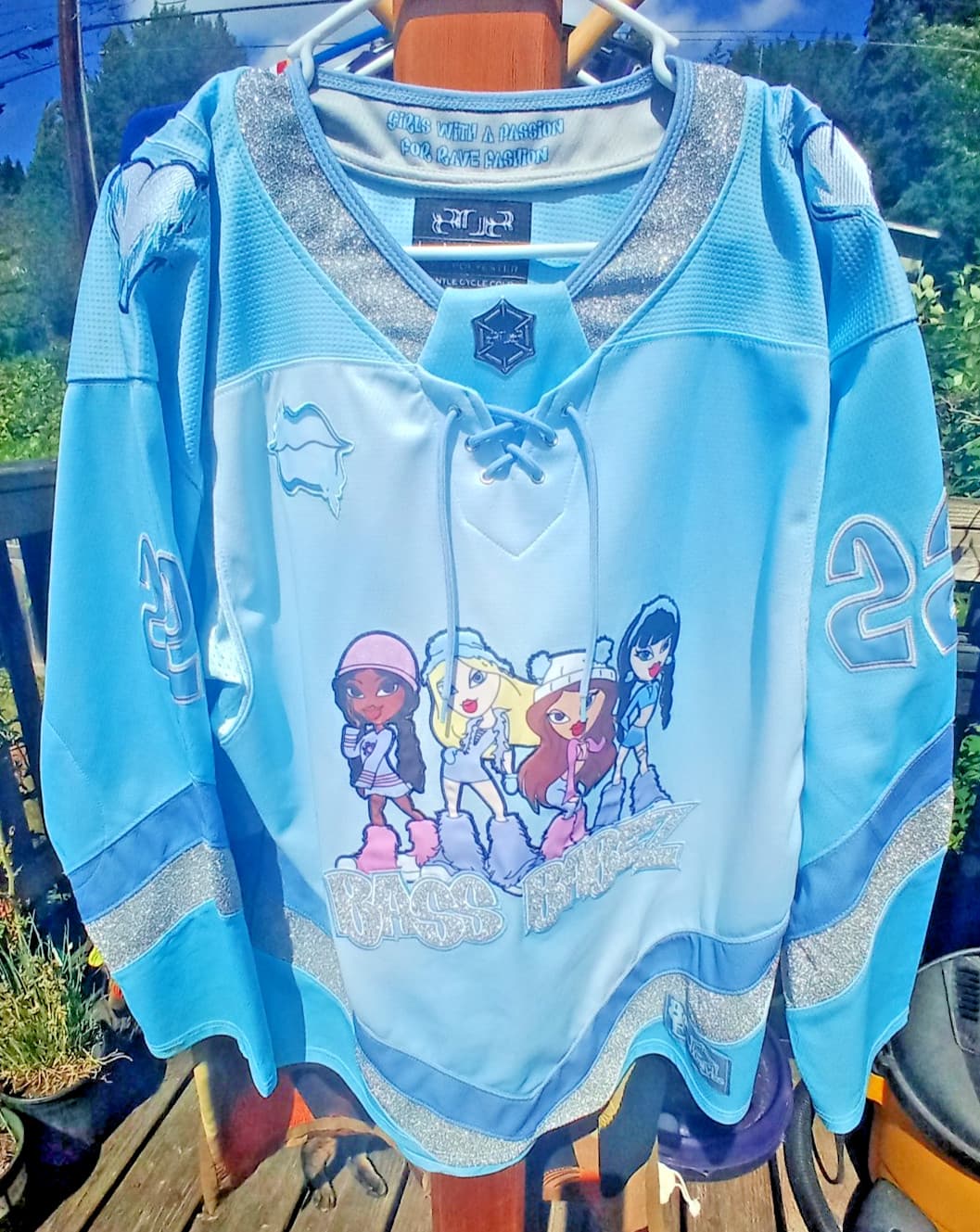 Elev808 Designs Rave Hockey Jersey with Bratz Dolls Graphic