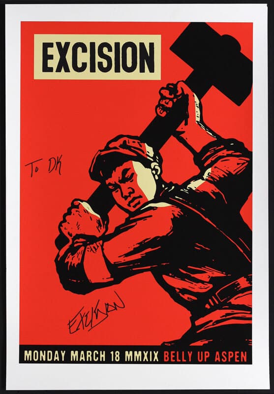 Belly Up Aspen 3/18/2019 Scrojo Poster By Excision