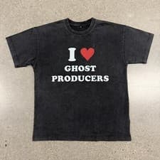 I Love Ghost Producers T Shirt All Day Drop Unreleased