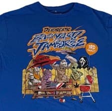 Zeds Dead Deadbeats Backyard Jamboree 3rd Annual Tour Shirt Blue Denver