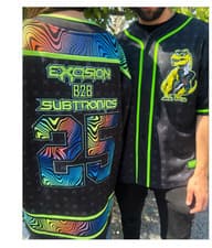The Excision X Subtronics Collab Baseball Jerseys Shirt Men Women S