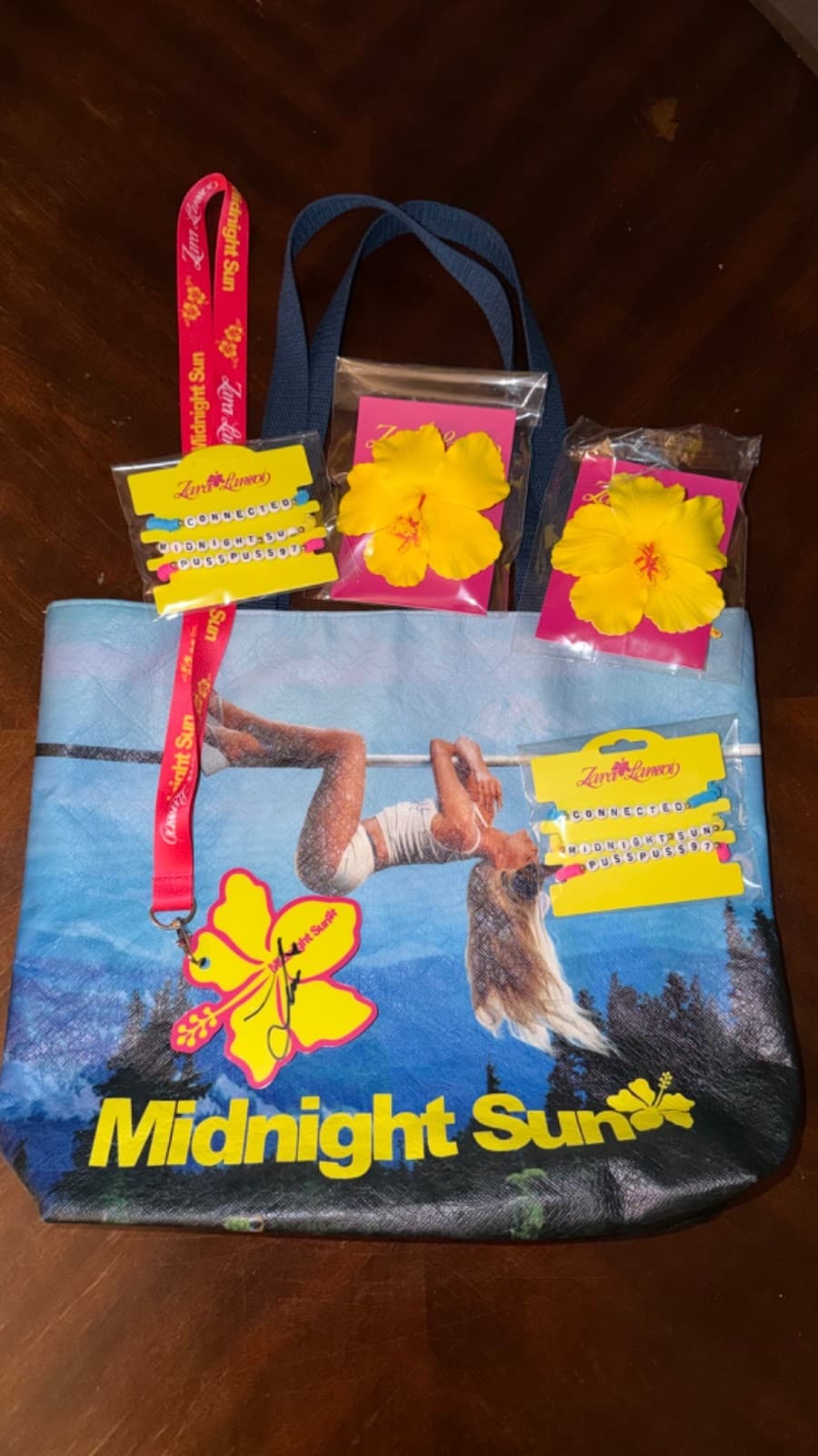 VIP Merch W/ Authentic Lanyard From The Midnight Sun Tour