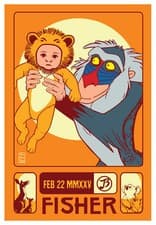 Scrojo Fisher Belly Up Aspen Colorado 2/22/2025 Poster
