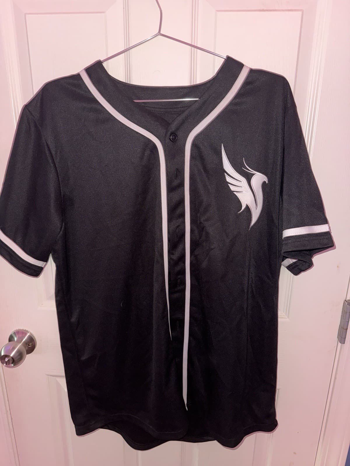 Black Concert Baseball Jersey Electric Family