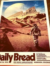 Poster Morrison Co October 2024 Red Rocks Amphitheatre Astronaut