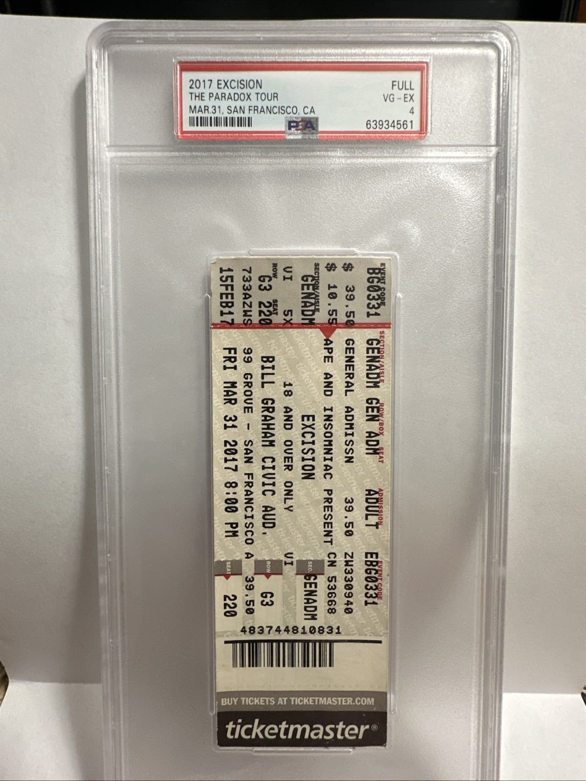 2017 Excision The Paradox Tour March 31San Francisco PSA