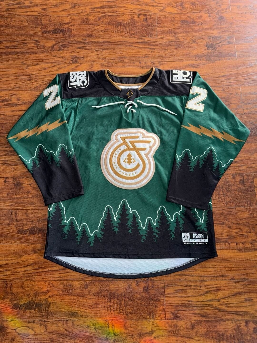 Electric Forest X Elev808 Designs Limited Edition Hockey Jersey