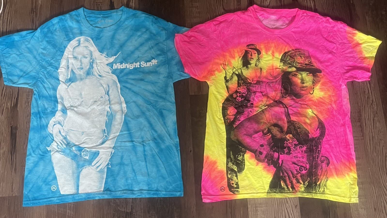 Lollapalooza Midnight Sun Tour T-Shirt Large Tie Dye Lot Exclusive