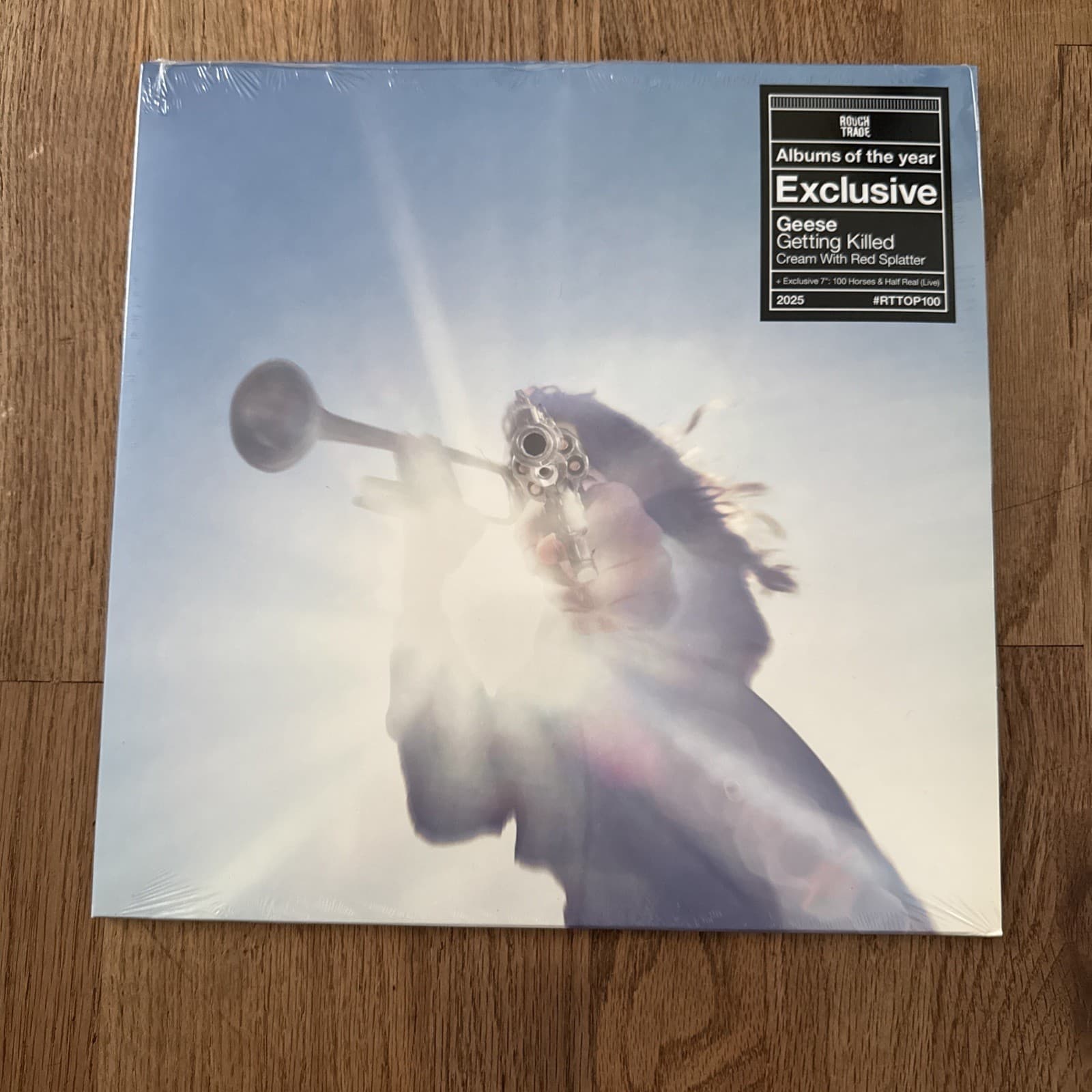 Getting Killed Rough Trade Cream Red Splatter LP + 7"