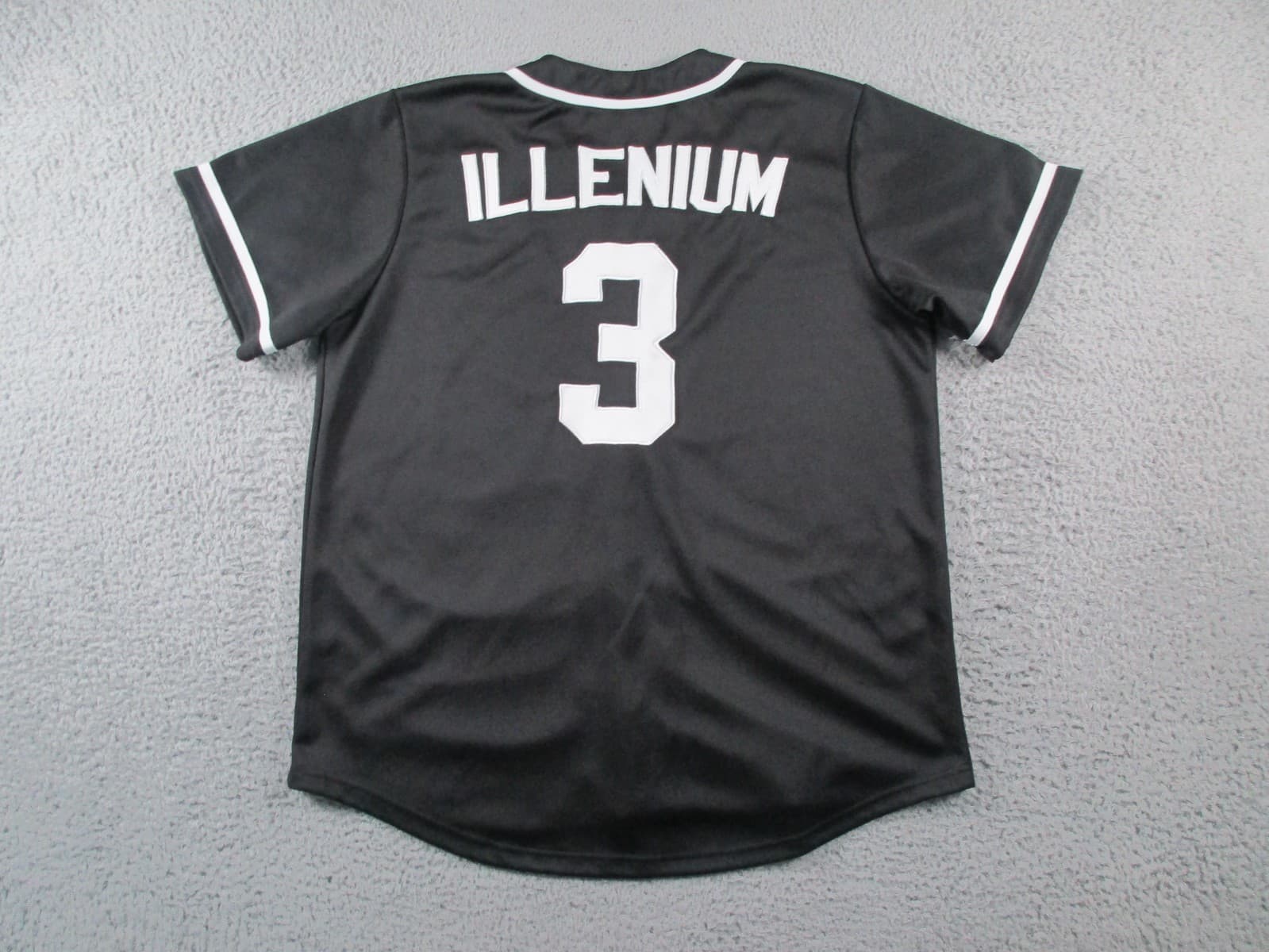 Baseball Jersey Black Music Electric Family