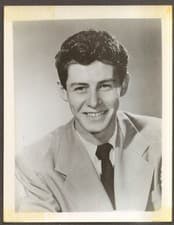 Singer Eddie Fisher studio fan club snapshot 1950s