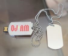 DJ AM 27 Mixtape USB Dog Tag