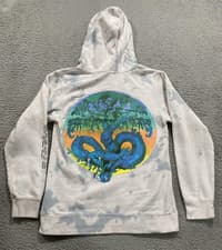 Deadbeats Tour The Revival Hoodie White Tie Dye Zeds Dead Graphic Red Rocks