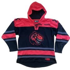 Hockey Jersey Hoodie Lacer Pullover Raptor DJ Red Rex